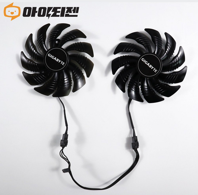 기가바이트 GTX1060 RX570 RX580 RTX2060 그래픽카드 팬 수리 교체 쿨러 T129215SU
