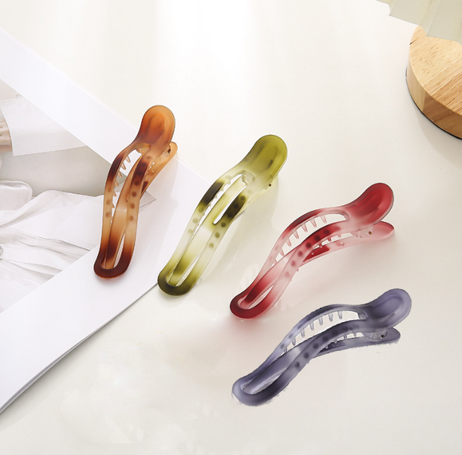 악어집게 헤어 드라이 올림머리 핀 (4색 세트)