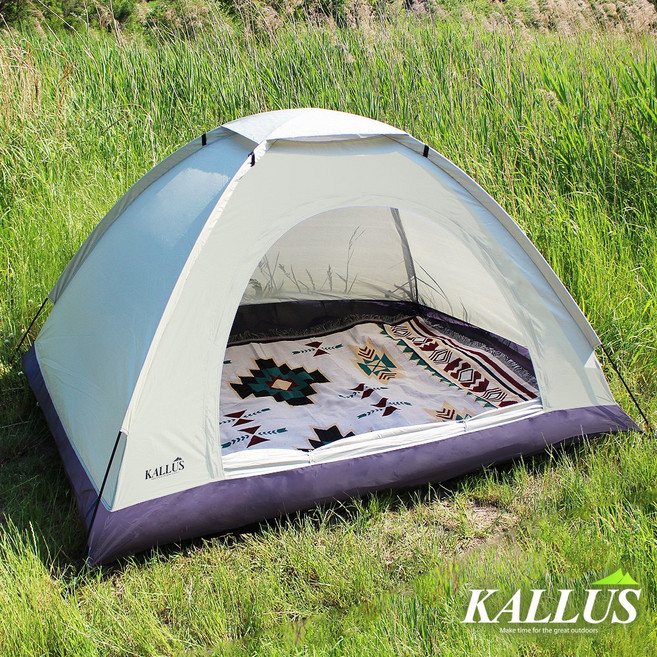 CAMP21 피크닉돔 2P 텐트, 베이지, 2인용