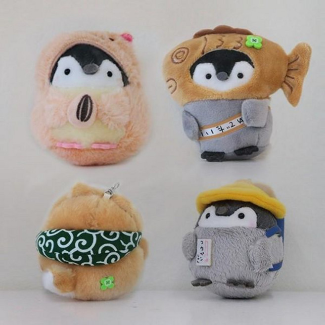 펭귄 인형 백팩 키링 가방 고리 미니 동물 캐릭터 열쇠고리