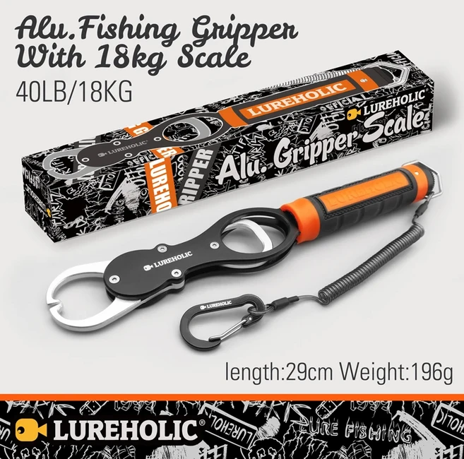 LIN UE 접이식 그립 커터 분할 물고기 세트 라인 알루미늄 낚시 액세서리 태클 복구 도구 합금, Bla Set