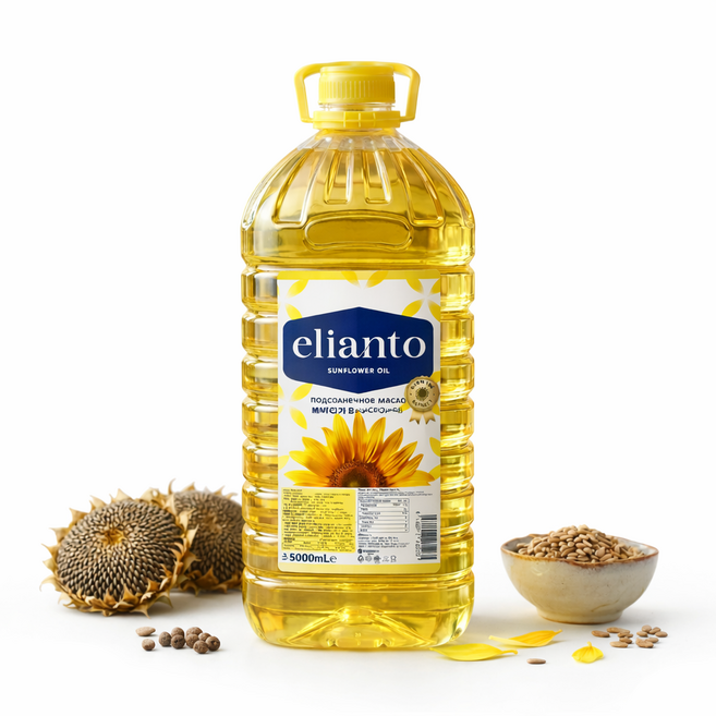 엘리안토 해바라기씨유 대용량, 1개, 5L
