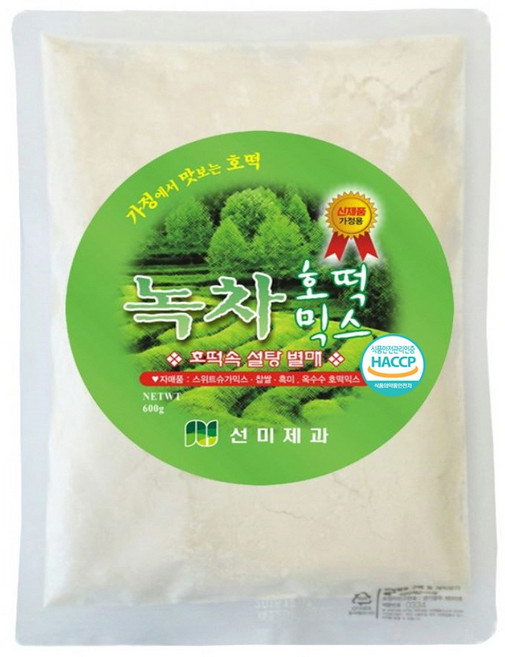 선미c&c 호떡믹스 5종, 녹차호떡, 1개, 600g