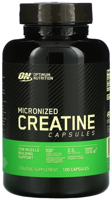 옵티멈뉴트리션 크레아틴 2500mg 캡슐, 100정, 1개 - 쿠팡