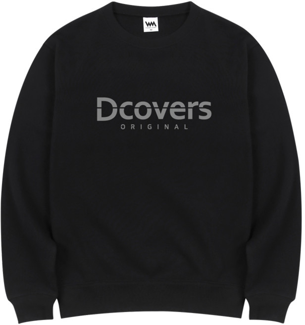 2023 DCOVERS 기모 맨투맨 티셔츠 남자 여자 가을 겨울 긴팔티