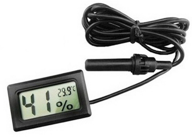 온습도계 / 외부센서 케이블 / 디지털 온도습도계 / 케이블 1.5M, 1개