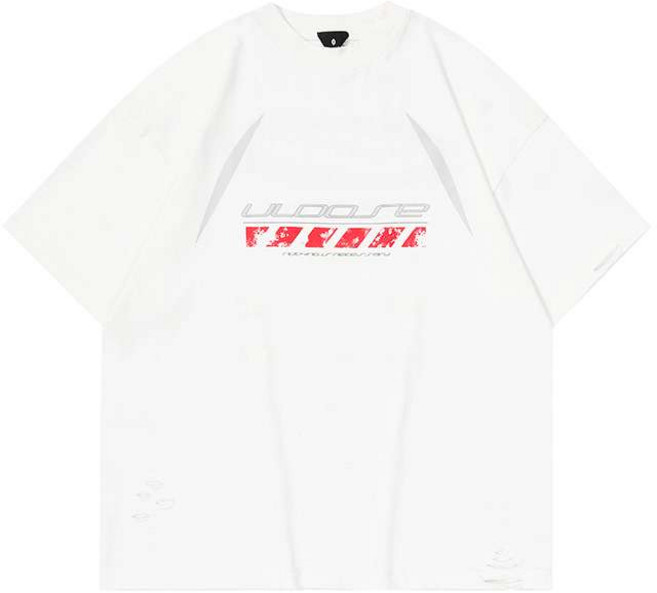 스트릿패션 티셔츠 걸스 힙합 오버핏 반팔 티셔츠