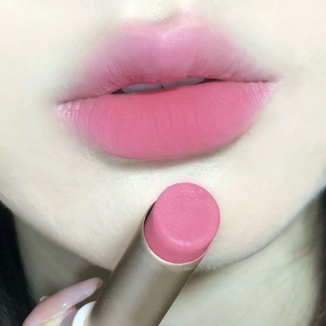 에어리 블러 벨벳 립스틱 묻어남 없는 안지워지는 지속력 좋은 매트 틴트, 01# 여리 텐더 핑크, 1개