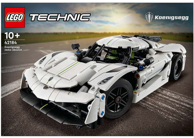 레고 Koenigsegg Jesko Absolut 하이퍼카 42184, 혼합색상, 1개