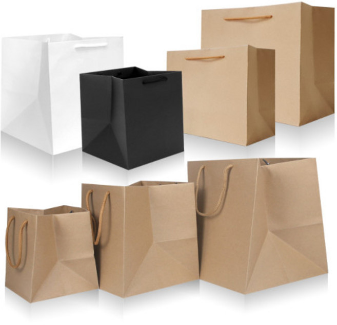 리드홈 크라프트 무지 정사각 도시락쇼핑백, 3번_무지 블랙 도시락