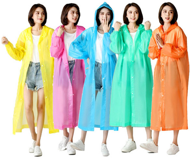 고급 EVA 손목밴드 행사용 일회용우비, 5개, 멀티