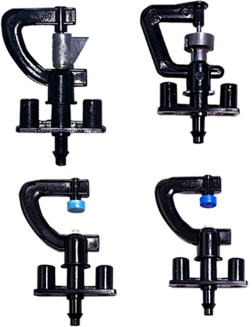 청년농자재 미니스프링클러 미니스프링쿨러 (튜브식 나사식) 관수자재, 튜브식, 수막, 150L, 1개