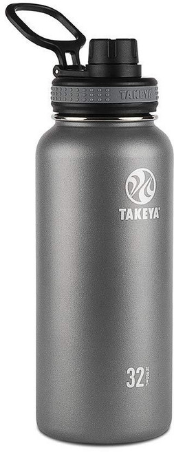 Takeya 오리지널 전열 스테인레스 보틀 그래파이트 23 oz, 흑연, 1개