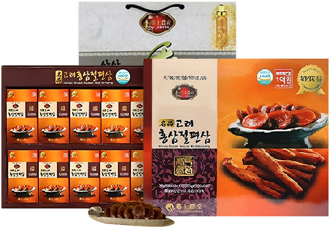 명품 고려 홍삼절편 설 선물세트, 20g, 10개, 명품홍삼절편삼