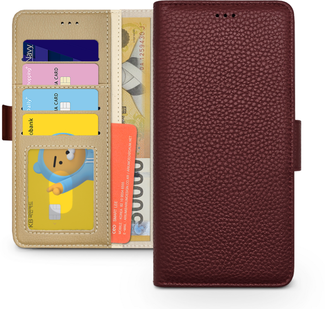 아리움 베르사 카드 지갑 다이어리 케이스