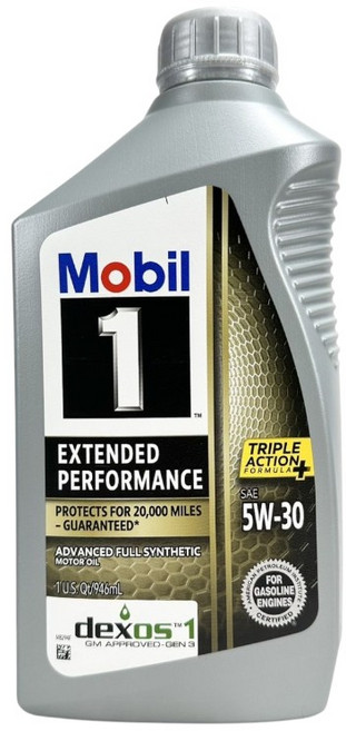 Jt車材 MOBIL 1 EXTENDED PERFORMANCE 5W-30 EP 全合成機油, 946ml, 1瓶