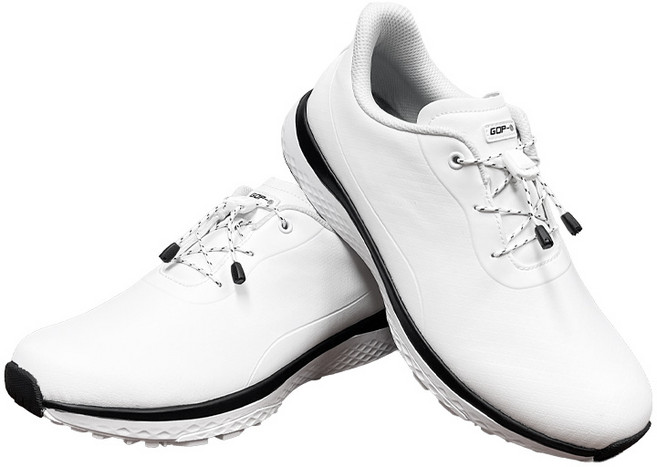 고프로골프 G-04 좋은아침2 스파이크리스 완전방수 스트링 미끄럼방지 경량 골프화