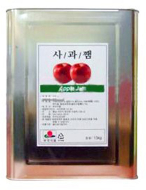 부국 사과쨈 15kg 카페용 와플용 베이커리용 대용량, 1개