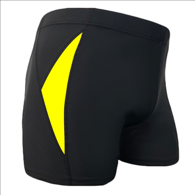 男士運動平角泳褲 透氣寬鬆三分短褲