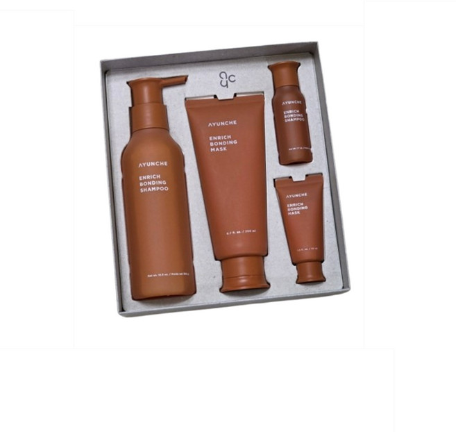 아윤채 인리치 본딩 3종세트 샴푸 350g + 마스크 200ml + 미니키트, 1개