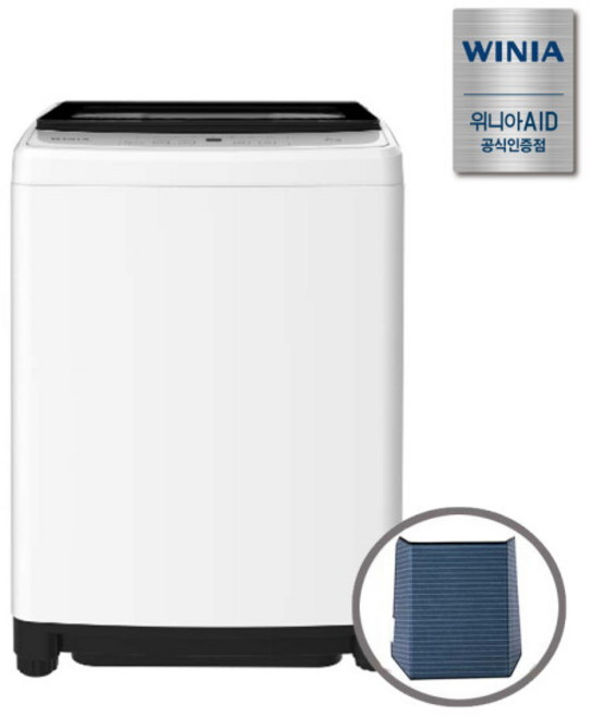 [위니아] 2026년형 신제품 미니 소형 원룸 오피스텔 통돌이 세탁기 WFE907SWA9 본사방문설치, 제품선택:단일제품, 상세 설명 참조