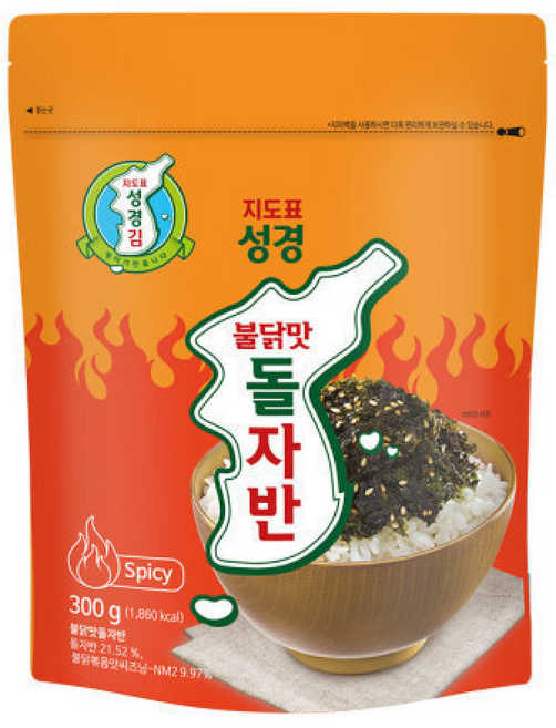 성경김본사 불닭맛 돌자반 매운 김자반