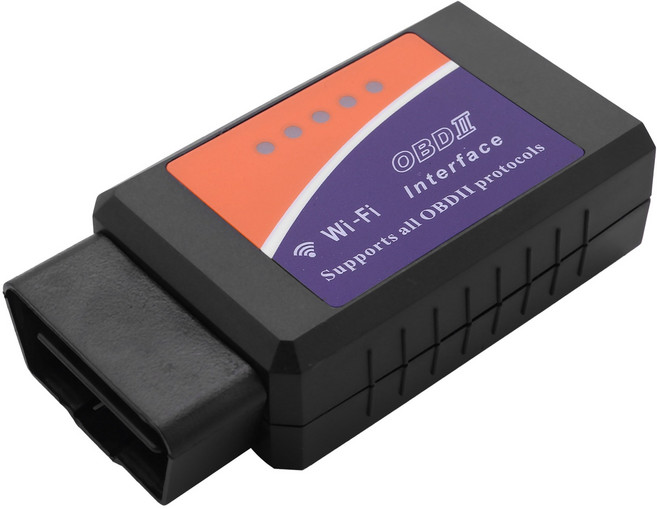 ELM327 Wi-Fi v1.5 OBD2 OBD2 WIFI 진단 스캐너는 ELM327 Wi-Fi와 동일한 다중 브랜드 Can-Bus, 검은색