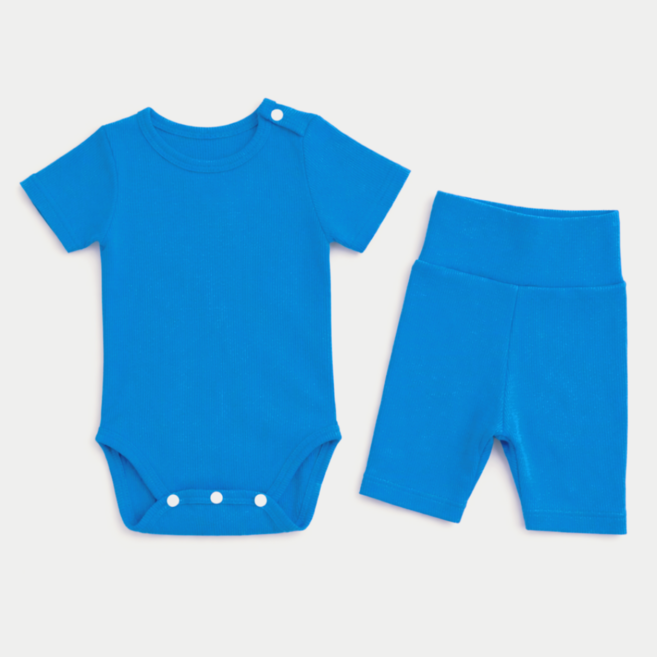 신생아 토들러 여름실내복 반팔 7부바지 바디슈트 세트