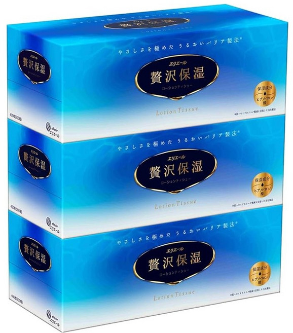(공식) 에리에르 로션티슈 각티슈 (200매X3각) / 보습티슈, 200매, 3개