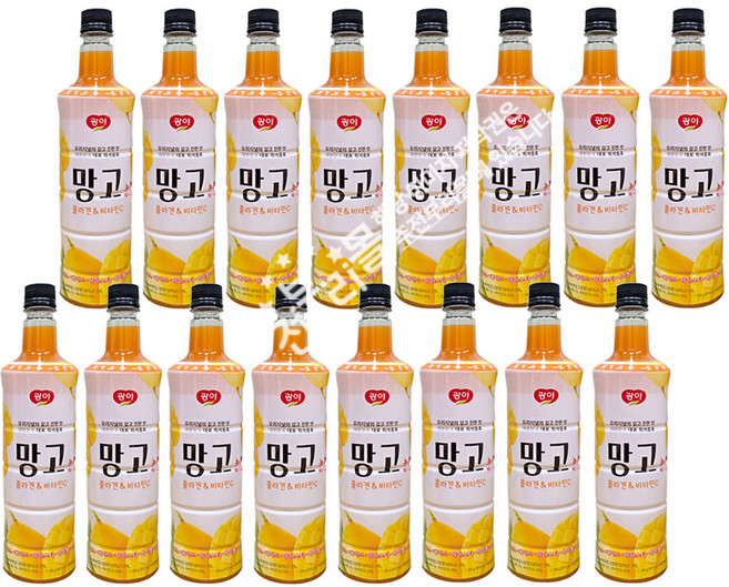 광야식품 망고 베이스, 16개, 970ml