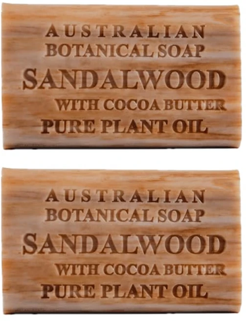 호주 오스트레일리안 보타니컬 솝 코코아 버터 샌달우드 비누 Australian Botanical Soap, 200g, 2개입 - 쿠팡