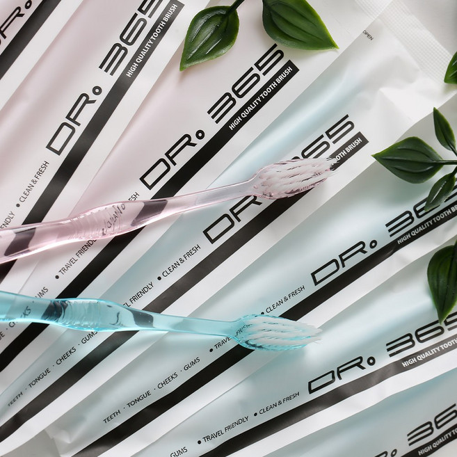 서경통상] 일회용 칫솔 원터치 100개 모텔 호텔 팬션, 원터치핑크 100개