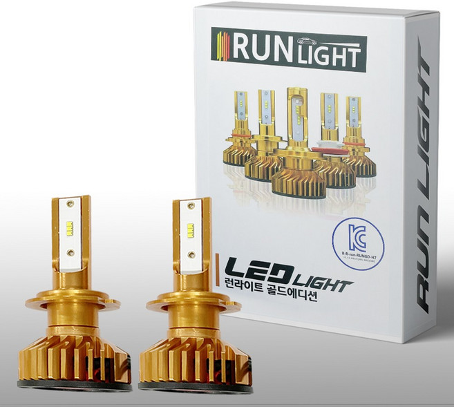 제네시스BH(데이라이트O) 전용 LED안개등 골드에디션 H8, 1세트