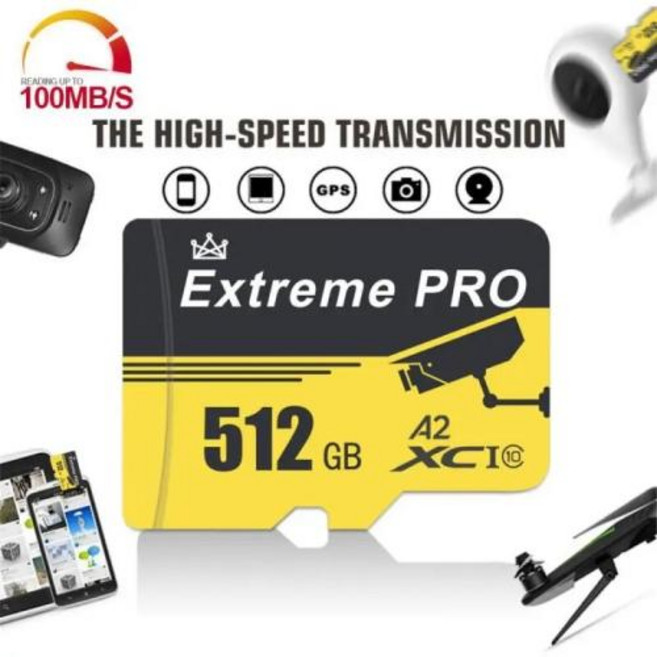 닌텐도 스위치 게임 휴대폰용 고속 플래시 TF SD 카드 2TB 메모리 1TB 마이크로 128GB 256GB 512GB, 2.256GB sd card, 1개