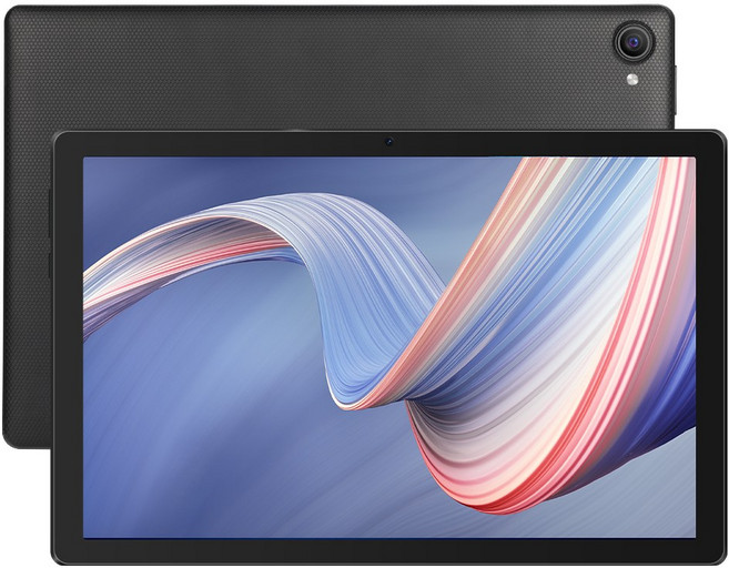 Wqplo C10 태블릿PC 10.1인치태블릿 8G+64G 8코어 안드로이드 14, 검정색/Black, 64GB