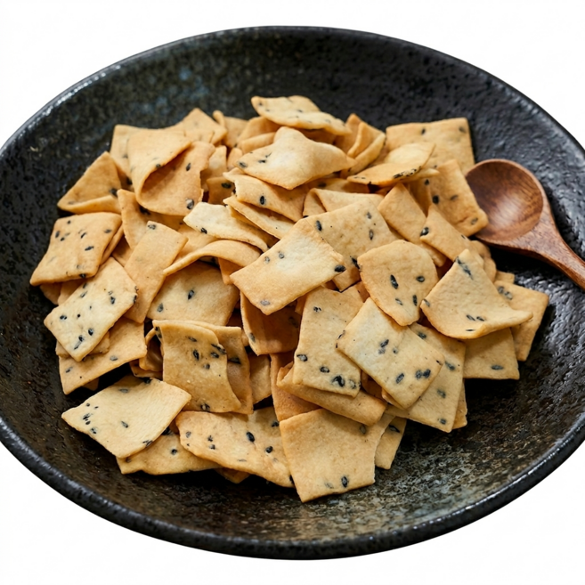 HACCP 100% 국산 콩 밀 오븐에 구워 바삭한 수제 두부과자 스낵, 3개, 50g