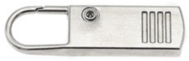 萬用可拆卸拉鍊片 外套背包包包拉鍊救星 銀色 38x11mm, 1個