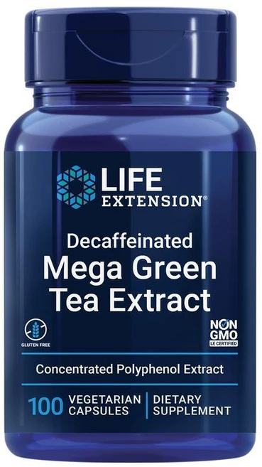 라이프익스텐션 그린티 녹차추출물 725mg 디카페인 100캡슐, Life Extension 라이프익스텐션 메가 녹차 추, 1개, 100정 - 쿠팡