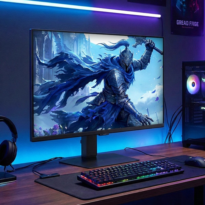 (삼성전자) 오디세이 G7 S27DG700 IPS 4K UHD 144Hz 게이밍 모니터, 68cm
