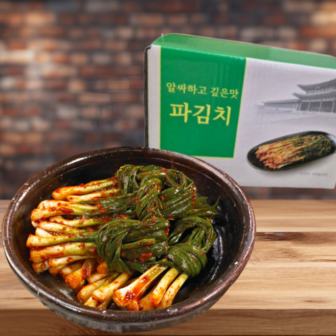 옹골찬 파김치 5kg 중국산 식당 가정용 도매 업소용, 선택1)파김치 5kg 종이박스, 1개