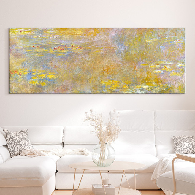 세계인기 명화그림 캔버스액자 41종 대형 와이드 홈카페 인테리어 거실 침실 카페 고흐 모네 그랜마모지스 몬드리안 시슬레 클림트 호퍼, 8. CM-수련 1916