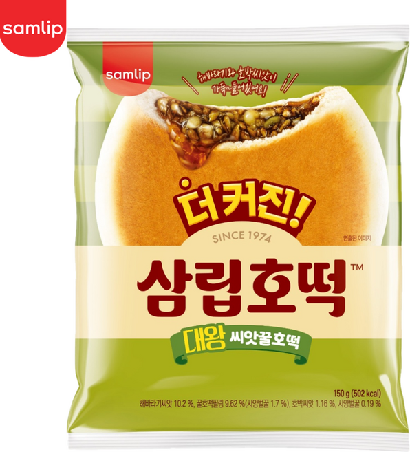 삼립 대왕씨앗꿀호떡빵, 25개, 150g