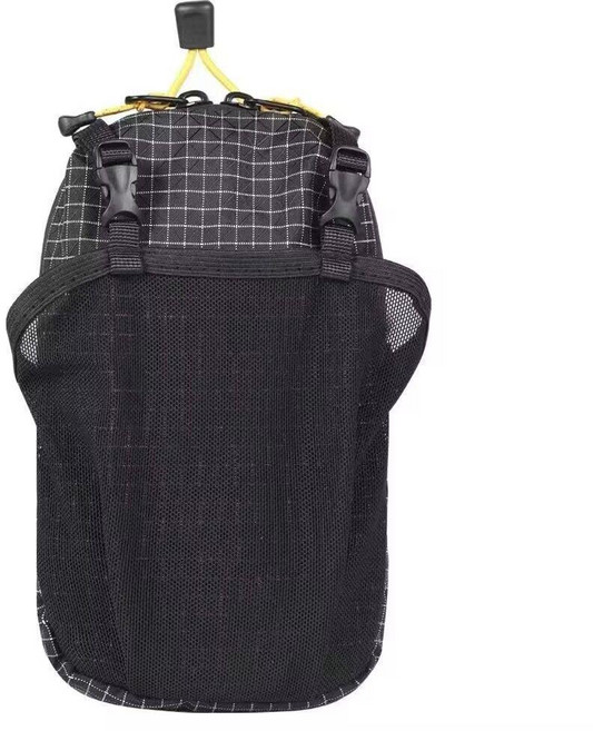 戶外肩帶掛包 手機水壺包 登山徒步揹包拓展袋附件包單肩斜挎包, 黑色, 1個