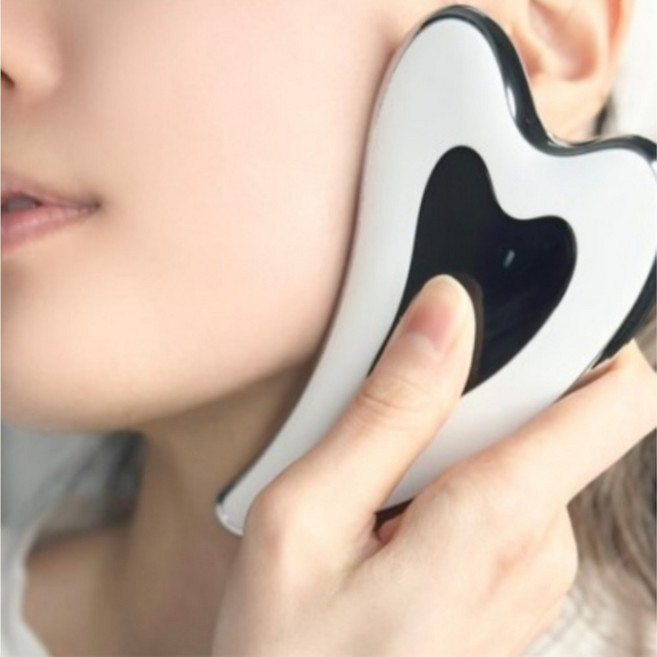 관우몰 갈바닉 괄사 초음파 마사지기, RA-001(화이트)