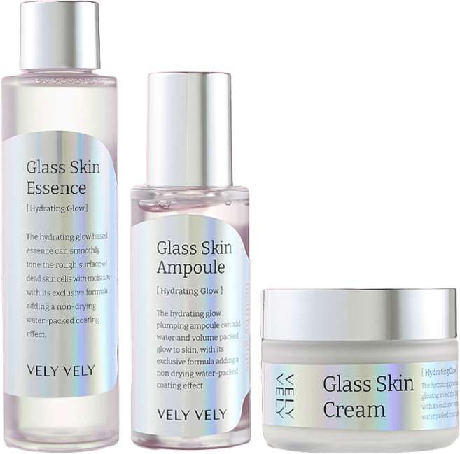 블리블리 글래스스킨 3종 세트 에센스 160ml+앰플 40ml+크림 60ml 수분광, 160ml