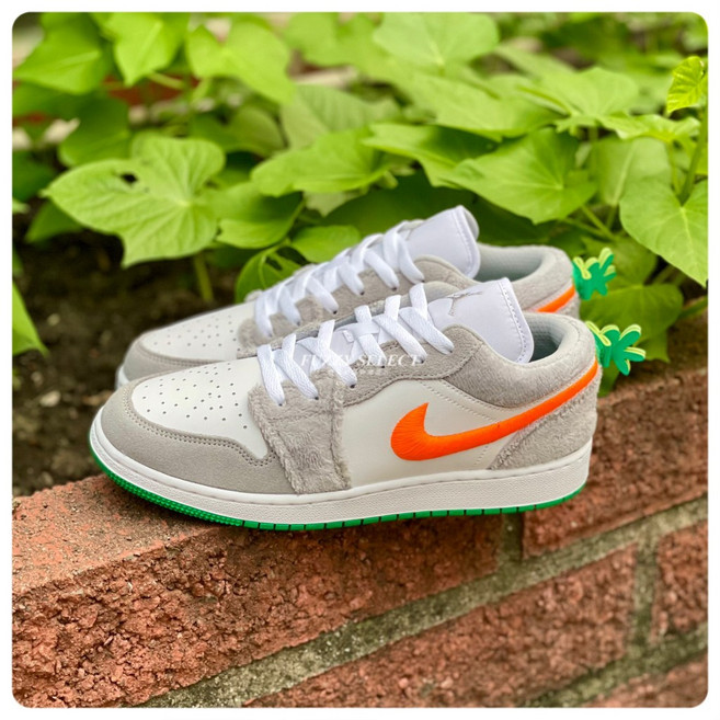 Air Jordan 1 Low GS 兔巴哥 兔毛 麂皮 DZ6333-083, 1個, 下單後請注意商品諮詢訊息