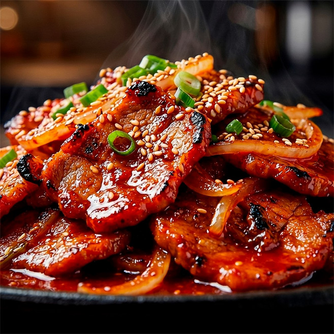 [대운가] 고추장 돼지불고기 매콤 양념 돼지 불백, 2개, 600g