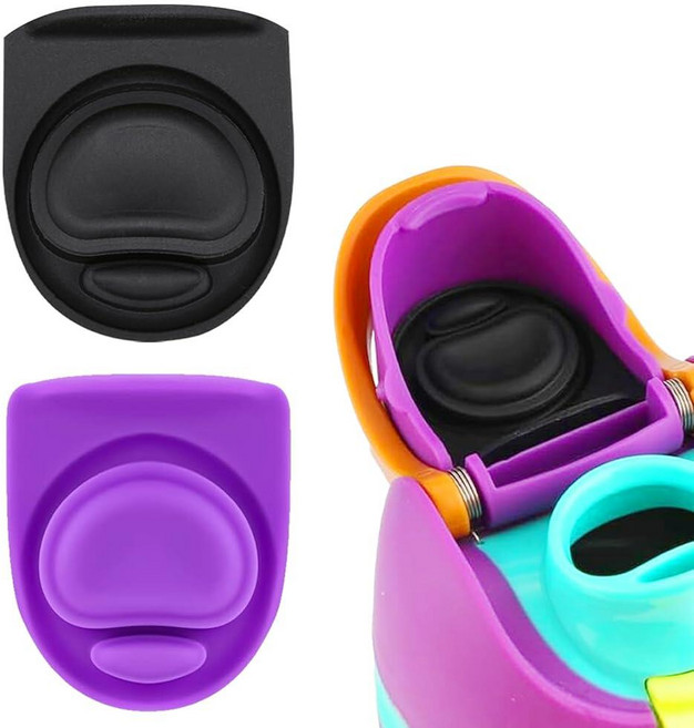 ZONBBEE Owala Freesip1/19/24/32/40oz 뚜껑 물병 개스킷 실리콘 캡 인서트 스토퍼 교체 부품 액세서리 YA1-01과 호환되는 고무 씰 5개 1647, 2-Pack Stoppers, 2 Colors​ 7