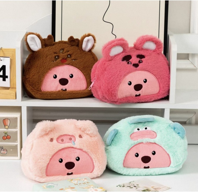 잔망루피 플러피 파우치 화장품 케이스