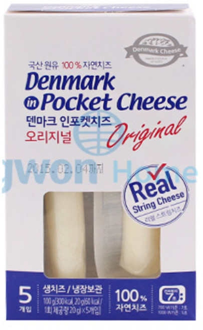 덴마크 인포켓치즈 오리지널 100g (20gX5입), 1개